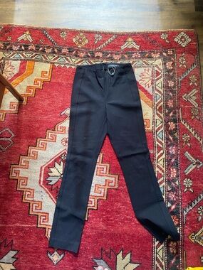 rag & bone Men's Black Slim Dress Trousers